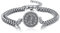 YFN Heiliger Christopherus Armband Sterling Silber Religiöser Beschützer Armband St Christopher Schmuck Geschenk für Damen Herren