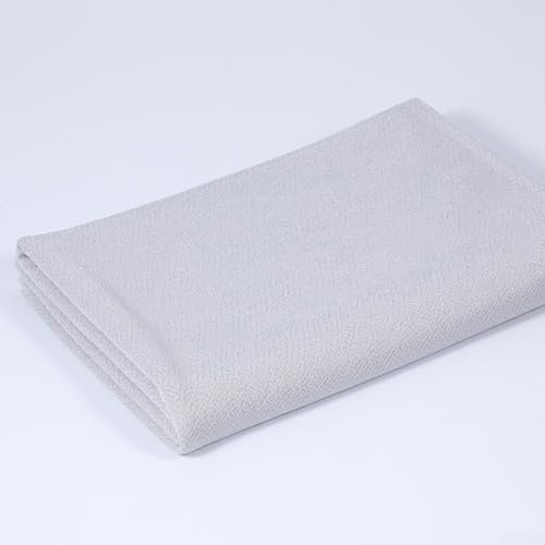 Speaker Grill Cloth, 1.6x0.5m Cotton Speaker Grill Protective Cloth Stereo Fabric Speaker Mesh Dustproof Cloth Sheet for Audio Speakers(Silver)