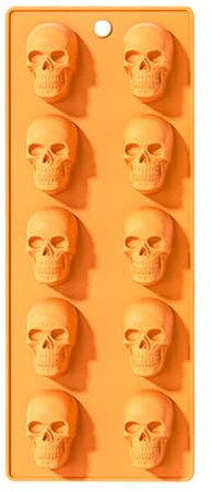 Stampo per caramelle a tema Halloween, stampi in silicone per Halloween per dolci - Stampo da forno per caramelle di Halloween,Stampi per sapone fatto a mano a forma di teschio e pipistrello fantasma