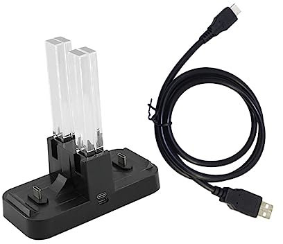 jojofuny Slot Ladestation Für Pro Controller Kompakte -Dock Für Controller Praktischer Ladehalter Mit Ladestatus Und Einfacher Installation