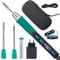 YIHUA 928D-IV Kit di Saldatore a Stagno con Porta Type-C, Riscaldamento Rapido con Cartuccia C235, Temperatura Regolabile da 90~450°C, Protocolli PD/QC/Adattivi,Display LCD e Copertura Multifunzionale
