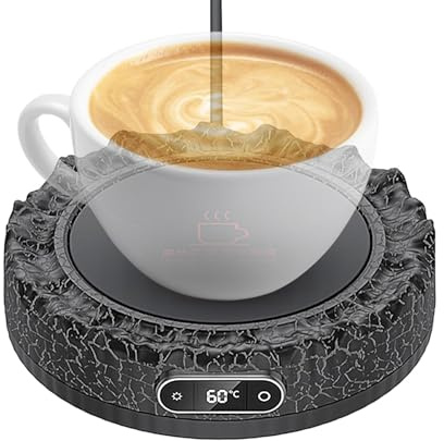 Chauffe-tasses pour bureau, chauffe-tasses - Chauffe-tasses portable de 60 W pour tasse - Chauffe-boissons intelligent, coussin chauffant pour café avec température réglable