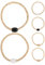 Generisch 6 Stücke Outdoor Seil Ring Werfen Spiel Wurf Spiel Ring Teile Für Erwachsene Und Kinder Agility Praxis Und Geschwindigkeiten Spiel Und Yard Spiele