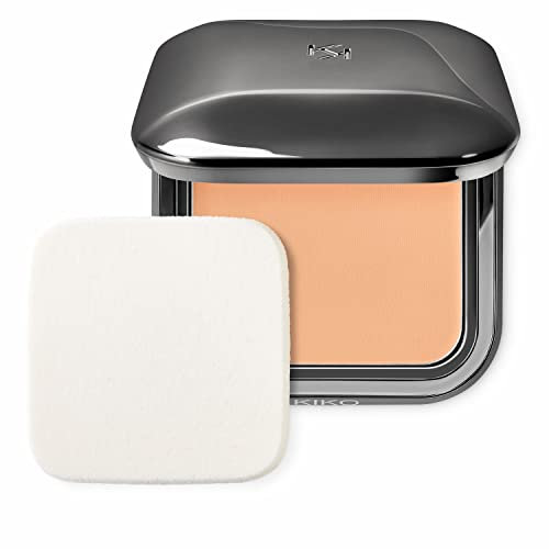 KIKO Milano Nourishing Perfection Cream Compact Foundation WR 50, Kompakte Creme-Foundation Mit Wohltuender Wirkung, Aufhellendem Finish Und Lsf 20