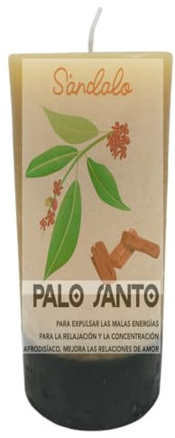 Velon Palo Santo. Sandalo. PROTECCION, LIMPIEZA, PURIFICACION. Aroma Sagrado. Velon Palo Santo. SANDALO. Ceras de miel ecologicas. Hecho por artesanos en España.