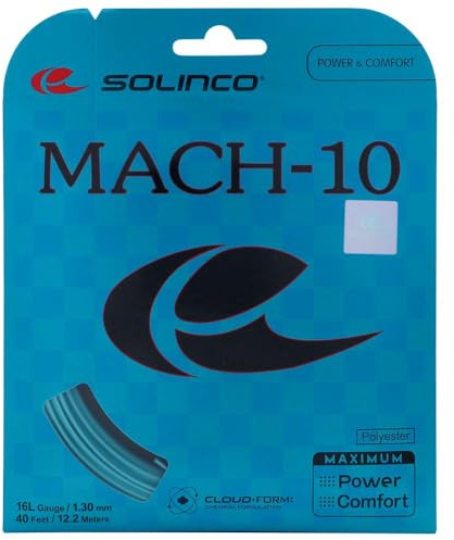 Solinco Mach-10 - Set 12 m - 1,30 mm - blau