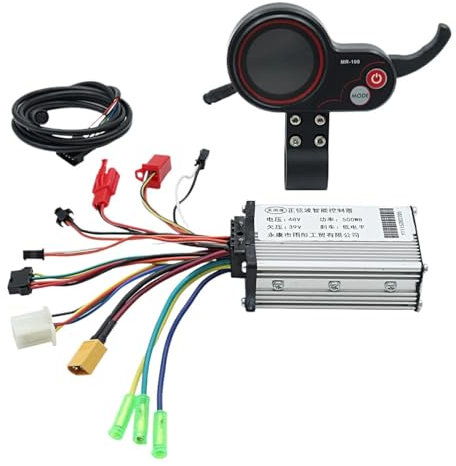 YUCHUANGYE Centralina Monopattino Elettrico Scooter Elettrico con Kit Controller 36V/48V 500W Brushless Motor Controller(MR 48V 500W Set)