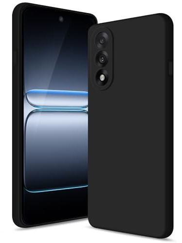 Btstring Hülle für OnePlus Nord 5, Schwarz | Hochwertiges Silikon Case, Ganzkörper Handyhülle, Seidig-Weicher Berühren, Kratzfestes Weiches Mikrofaserfutter