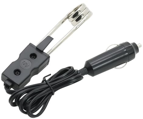 Auto Warmwasserbereiter 12V,Tauchsieder,Auto Tauchsieder,Auto-Heizung Wasser,Tragbare Mini-Elektrofahrzeug-Warmwasserbadezimmer,Für Haus-, Büro- oder Reisegebrauch