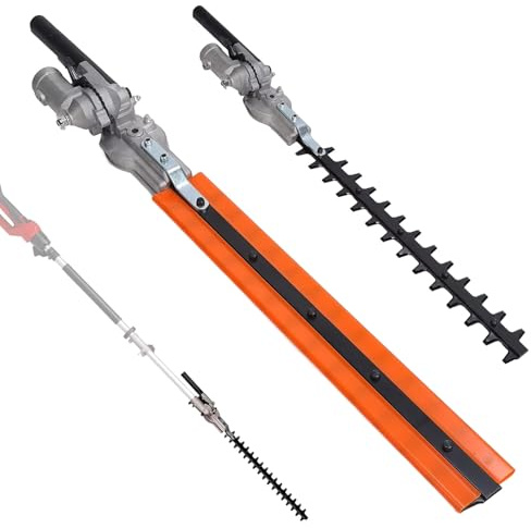 Heckenscherenaufsatz, Heckenschere Messer Universal 43cm Scherblatt Heckenscherenkopf Gartenschneider Heckenschere Aufsatz 65 Manganstahl Messer 26mm Lochdurchmesser