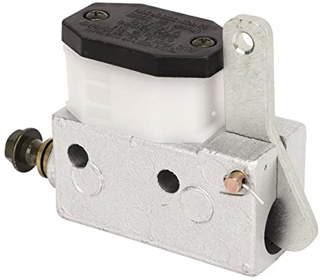 HaoChrymec UTV-Hauptbremszylinder pumpe,Go-Kart-Hauptzylinder, Go-Kart-Hauptbremszylinder, Hauptbremszylinder-Pumpe, Metallkonstruktion,12,8 Für Go-Kart, Go Kart Bremse Set