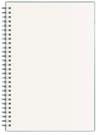 AMEEDA Notizbuch Spiralbindung Coil Notebook Line Flip Over Spiral Tagebuch Buch(A4,Horizontal Line)