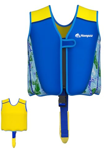 Schwimmweste Kinder,Schwimmweste Kinder 2 Jahre TÜV geprüfte und CE,schwimm Weste Baby ab 1 Jahr mit verstellbarem Auftrieb,Neopren schwimm Weste Kleinkind,Schwimmhilfe mit sicherheitsgurt