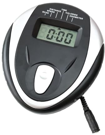 Wkldjf Fitness Fahrrad Messgerät aus Kunststoff mit geringem Energieverbrauch und Echtzeit Geschwindigkeit, Fitness Fahrrad Sensoren, Messgerät, Trainingszähler