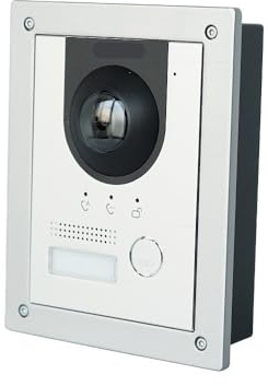 Mehrsprachige VTO2202F-P-S2 PoE (802.3af) IP Metall Villa Türklingel, Türsprechanlage, Video Gegensprechanlage, Anruf Telefon App(With Regen Abdeckung)
