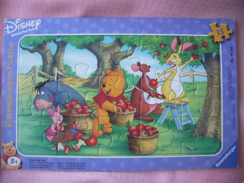 Ravensburger 06315 - Ernte mit Winnie Pooh, 15 Teile Rahmenpuzzle