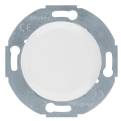 Tapa ciega, 1930/G/P, con base y garras, bl.polar brillo