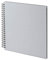 Rössler Papier 1329452177 - S.O.H.O. Wire-O Fotoalbum 290 x 290 mm, 60 schwarze Seiten, Stone, 1 Stück
