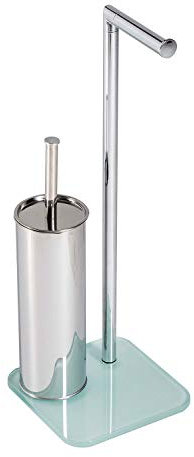 Piantana Porta Scopino Asciugamani in Vetro mod. Zero