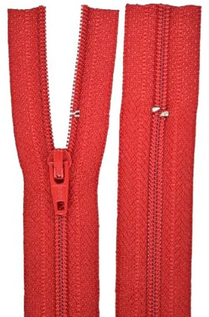 Reißverschluss rot für Bettwäsche Kopfkissen Bettbezüge schließbare Länge 135 cm