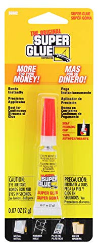 Super Glue Tube Small Card (0.07oz, 2g)