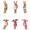 räder GmbH Hasenbande - Mini Kantenhocker - Familie - 6er-Set