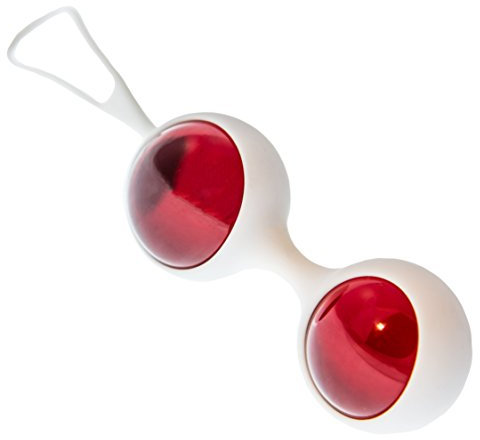 GLASSVIBRATIONS Liebeskugeln Intensiv rot/weiß Ø 3cm