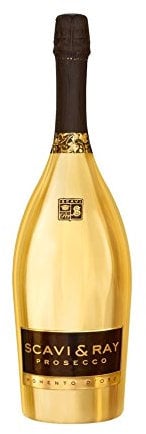SCAVI & RAY Momento D'Oro Spumante 0,75l - luxuriöser Schaumwein aus Italien, extra trocken, fruchtige Cuvée, 11% Vol. Alkohol - für glamouröse Anlässe