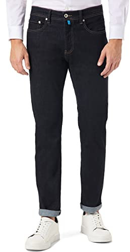 Pierre Cardin Herren Jeans Lyon | Männer Hose | Tapered Fit | Blue/Black Stonewash Washed | Blue/Black Stonewash 8007 6801 | 32W - 30L