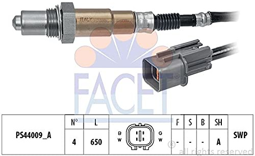 FACET 10.8360 Lambdasonde Diagnosesonde nach Katalysator Oxygen O2 Sensor Beheizt Planarsonde Kompatibel mit HYUNDAI Kona OS 3921003010 KW 498 360 EPS 1.998.360
