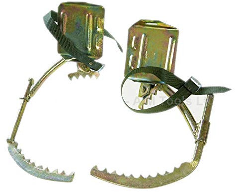 KATSU Tools Wooden Pole Climbing Stepping Shoes Spikes