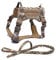 MBLUE Taktische Hundeweste-Set, atmungsaktive Weste, Arbeitsweste, strapazierfähiges Nylon, Tarnmuster (L, CP Camouflage)