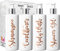 Print Maniacs White Mrs Hinch Inspired Personalised 500ml Pump Bottles Bathroom Lotion Kitchen Set Shampoo Conditioner (Shower Gel Set) (Copper)