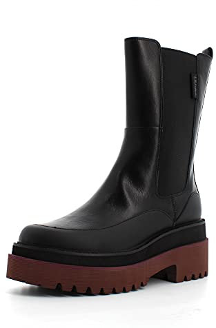 Scarpe donna stivale Liu-Jo purple 10 bootie con zeppa ecopelle nero D22LJ15 SF1045 41
