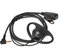HYSHIKRA Walkie-Talkie, 2,5 mm, mit Mikrofon in D-Form, kompatibel mit Motorola TLKR T92 H2O T60 T80 T82 Extreme 2-Wege-Radio (1 Stück)