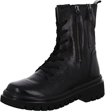 Gabor Damen Combat Boots, Frauen Stiefeletten,Wechselfußbett,Best Fitting,Bootee,Booties,halbstiefel,schwarz(schw)(alsi,38 EU / 5 UK