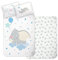 Disney Home Dumbo Babybettwäsche Set 100x135cm - Kopfkissenbezug 40x60cm - Wende Motiv - Kinderbettwäsche - Super weiche Renforce 100% Baumwolle, 2-teilig Dumbo, ÖkoTex Standard 100