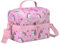 Chase Chic Bolsa de Almuerzo de Unicornio Para Niñas, Bolsa Termica Porta Alimentos Infantil en Compartimento Doble Escuela con Correa de Hombro Ajustable Desmontable, Picnic Comida para Viaje