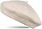 styleBREAKER Damen Feinstrick Baskenmütze mit dezentem Streifen Muster, Winter, Barett, Béret, Franzosen Mütze 04024200, Farbe:Creme