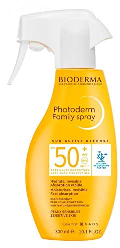 BIODERMA Photoderm Pediatrics Spray SPF50+ Crème solaire pour enfants à partir de 12 mois, très haute protection - Peaux sensibles - Large spectre UVA/UVB - Vaporisateur 300 ml