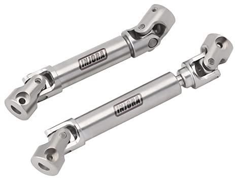 INJORA INOX Arbres d’Entraînement avec Trou en Forme D pour Axial AX24 XC-1 Upgrade 1/24 RC Crawler Upgrade