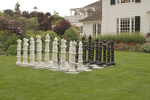 Uber Chess Board Pieces 120cm Plastic & Giant Mat