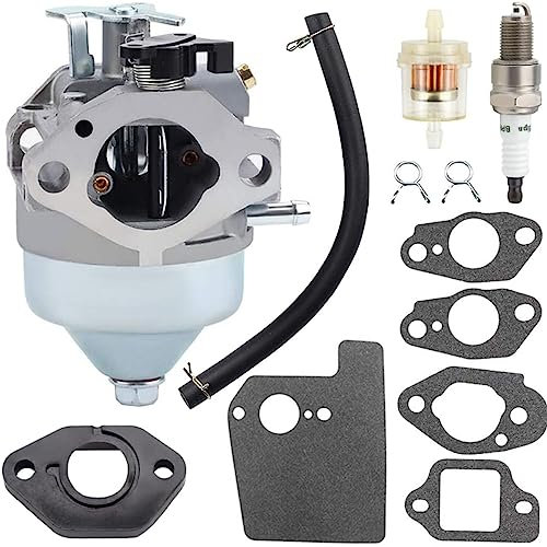 ZAMDOE GCV190 Carburatore per Honda GCV 190 GCV190A GCV190LA Motore HRB217 HRX217 HRX217K1 HRX217K2 Rasaerba 16100-Z0Y-813 16100-Z0Y-013 16100-Z0Y-853 Carburatore con Candela