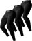 HOPLYNN Kompressionshose Herren Laufhose Lang für Joggen, Laufen, Training, Fitness, Radfahren Sport Leggings Atmungsaktiv Tights Schwarz 3er Pack-XL