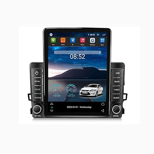 Android 13 Auto Radio para Toyota Auris 2006-2011 con BT 5.0/Mirror Link/Radio FM RDS/Carplay Android Auto/Dolby DTS(TS150 4-Core 2G+32G)