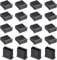 Boxonly 20Pcs Black PE USB 2.0 Port Anti-Dust Stopper Cap Cover for USB, Charging Cable, Data Cable