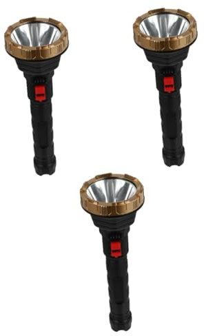 DOITOOL USB-Taschenlampe 3 Sätze Taschenlampe Usb-arbeit Radfahren Notlicht Super Heller Campingplatz Wiederaufladbare Campinglaterne Led-arbeitslicht Lipgloss Reisen Handlich Plastik