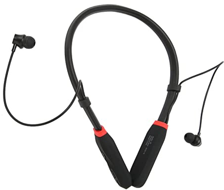 Wireless Neckband Headphones 1000mAh Battery 100H Playtime 5.1 Chip Low Latency, Noise Canceling for Calls, Magnetic Absorption 58.04° Fit for Sports Live Streaming Commute