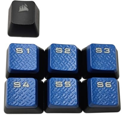 CASNO 6Key S1S2S3S4S5S6 - Teclas macro para teclado Corsair K95 RGB, ideal para jugadores