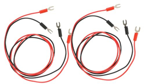 Abaodam 8pcs Phonograph Turntable Insulated Wire Earth Test Leads Stopping Buzzing Hum Insulated Safe